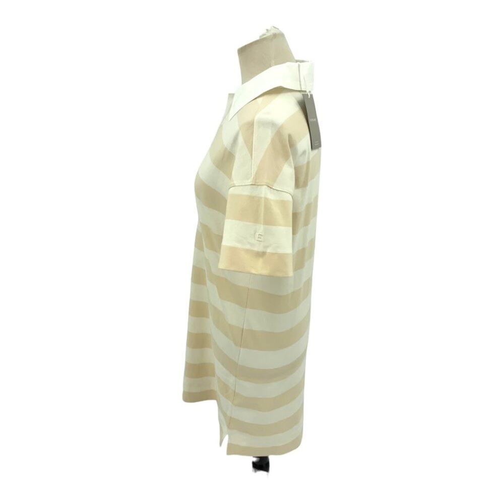 Everlane The Organic Cotton Polo Dress Beech Bone Stripe Size XS NWT $68 MSRP - Picture 5 of 9